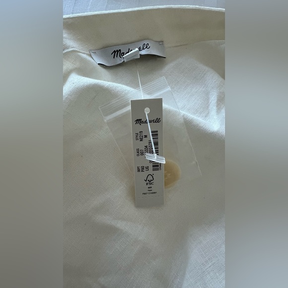 Madewell linen tank v-neck top - Picture 5 of 5